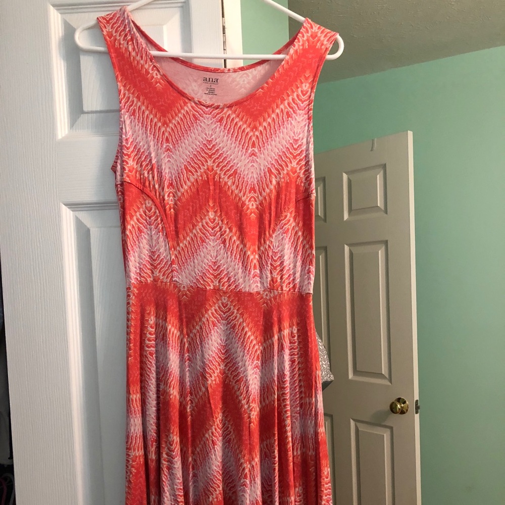 ANA pink and white sundress